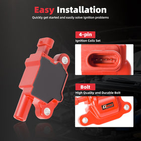 GBTAD and OEM coils side-by-side comparison showing matching shape and fit benefits