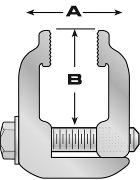 GCi STRONGER BY DESIGN clamp installed on truck rail showing secure inside-mount attachment