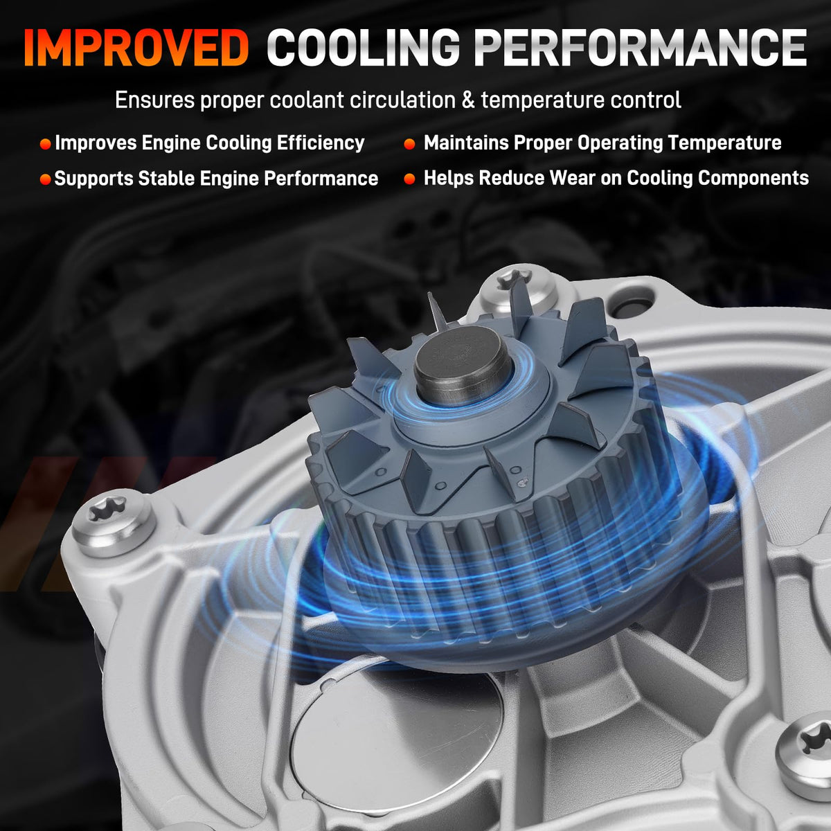 GDUKOP installed in engine bay demonstrating restored circulation and reliable cooling