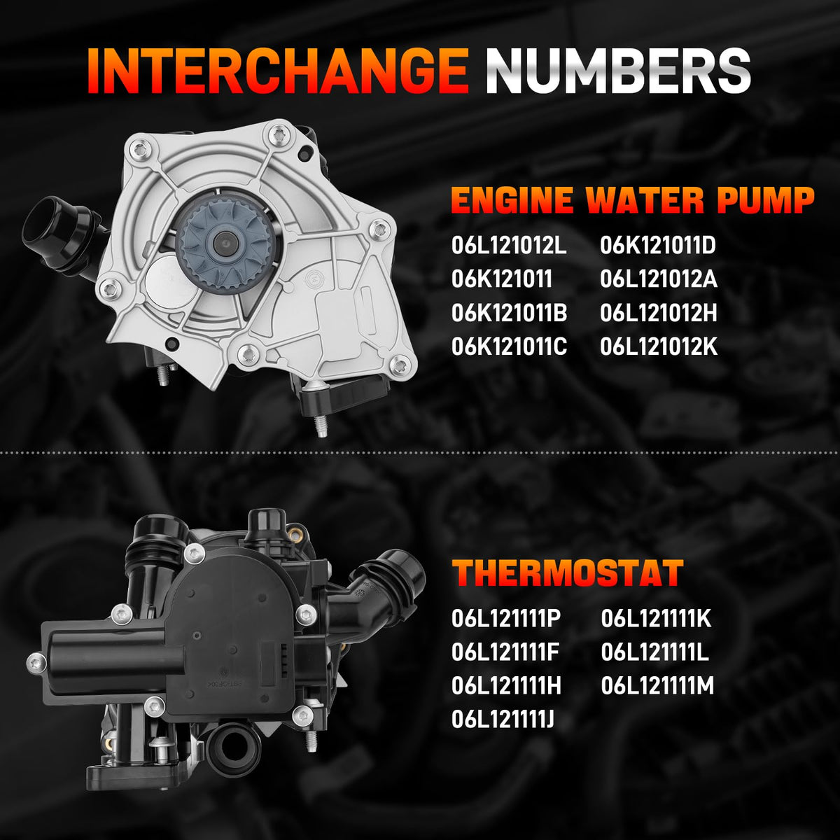 GDUKOP thermostat detail showing precise opening mechanism for stable engine temperature