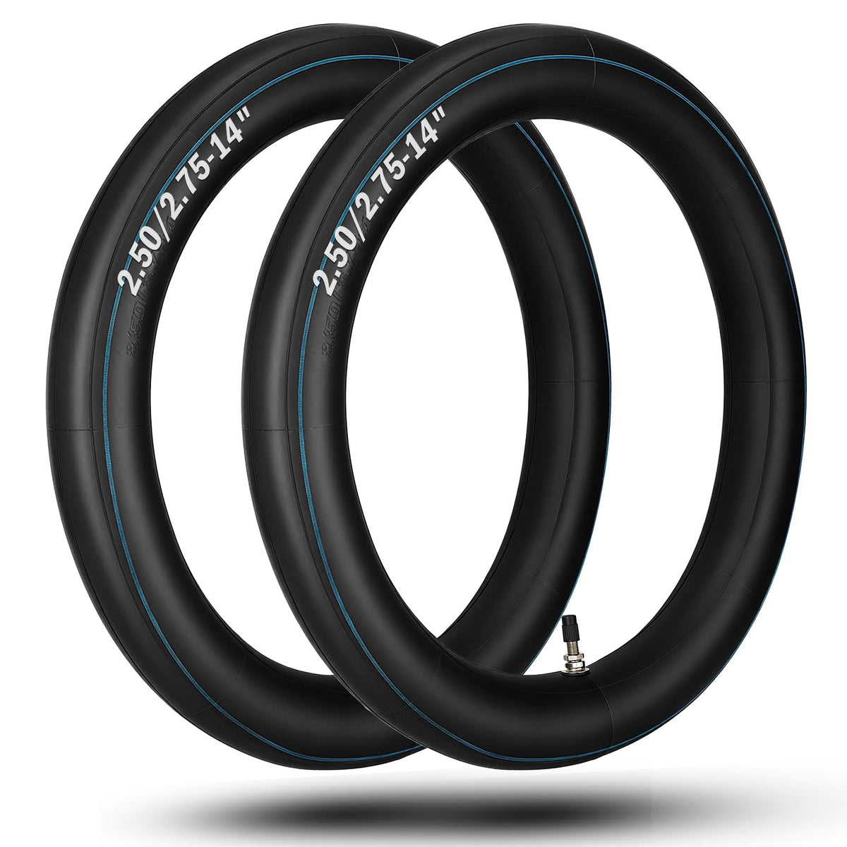 GDHSWJ front view of 14 inch inner tube 2-pack shows ready spare reliability