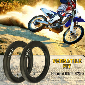 GDHSWJ inner tube installed on a 12-inch tire demonstrating fitment