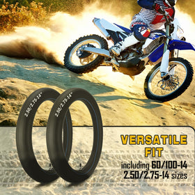 GDHSWJ inner tube installed on dirt bike wheel demonstrating fit and stability