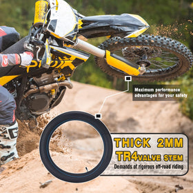 GDHSWJ trail bike with installed tube illustrating off-road readiness