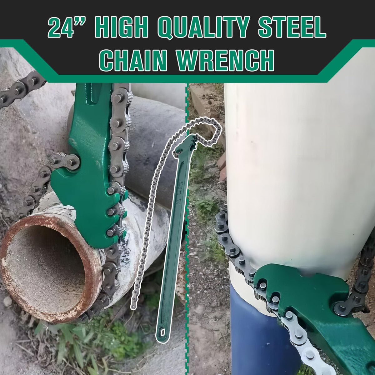 GDHSWJ wrench size comparison next to hand showing scale and practical reach