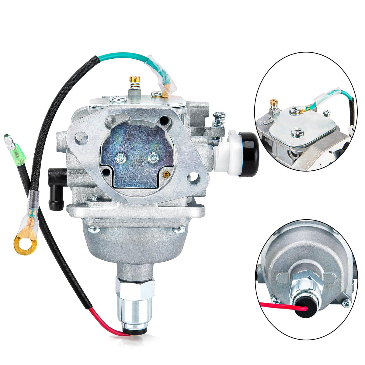 GDLIN carburetor close-up of throttle bore showing machining and improved airflow benefit