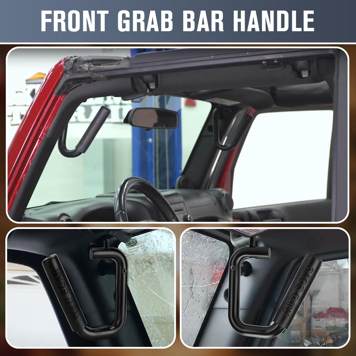 GDLIN packaging with two handles and included bolts for quick complete installation