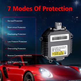 GDMOTUPART installed unit visible under headlight housing for OEM fit