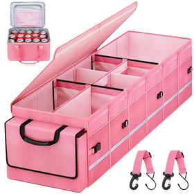 GDNasist front view showing roomy compartments and durable exterior for organized storage