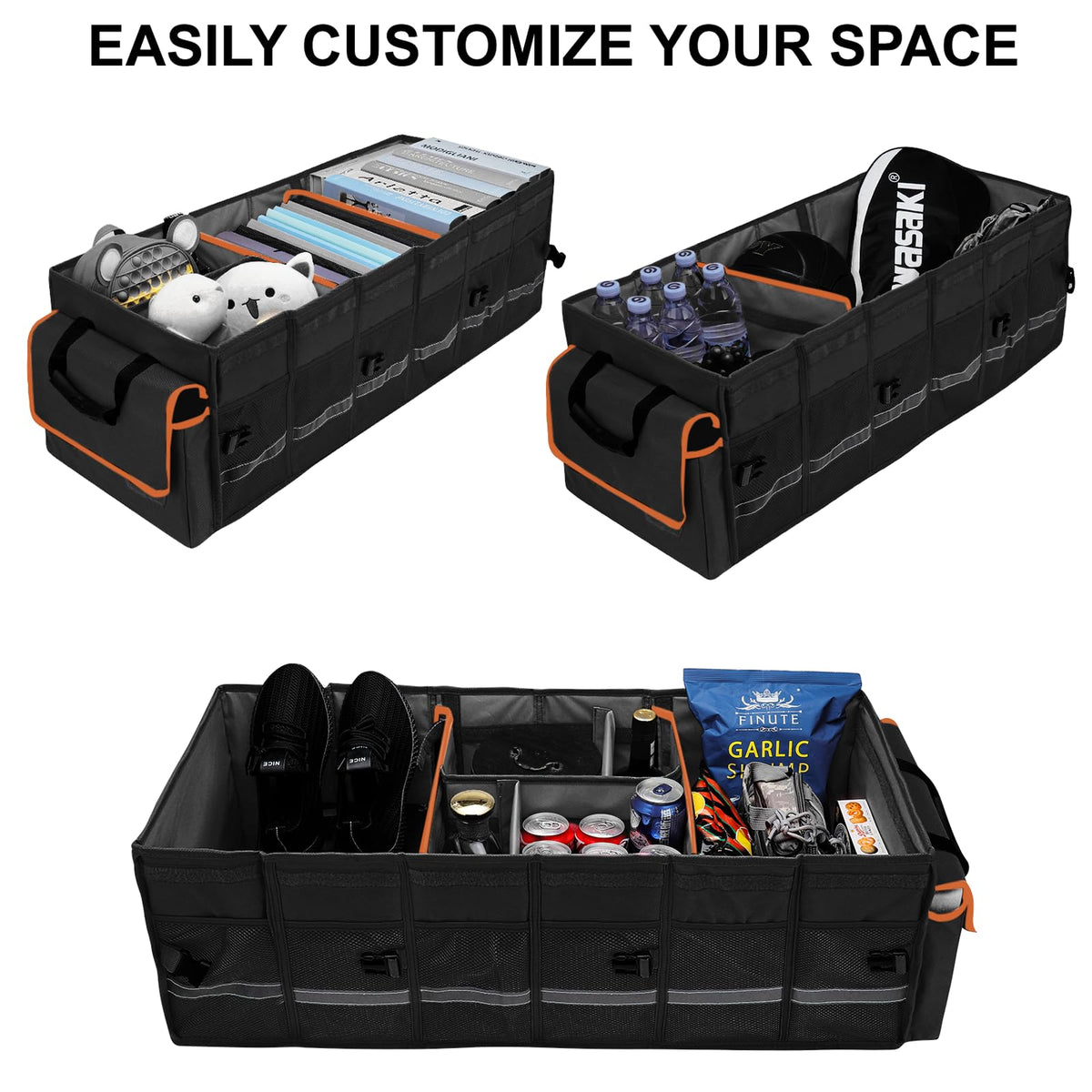 GDNasist side pockets and zipper detail for quick-access storage