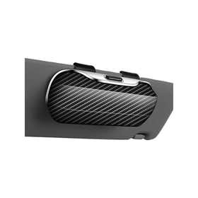 GDQ sunglass holder front view showing compact closed case and neat finish