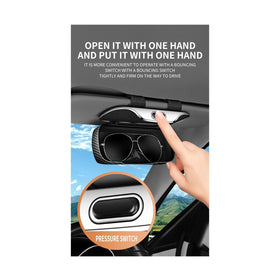 GDQ velvet-lined interior protecting glasses from scratches and wear