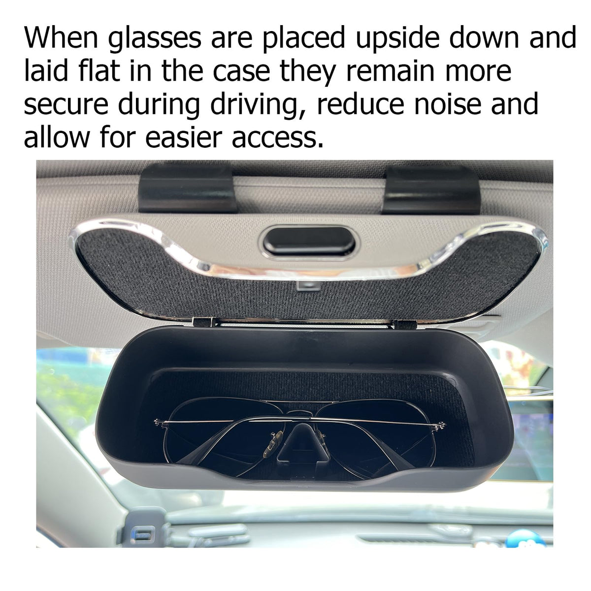GDQ interior velvet lining closeup protects lenses from scratches