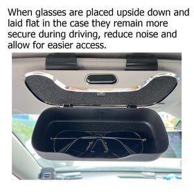 GDQ interior velvet lining closeup protects lenses from scratches