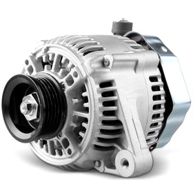 GDSMOTU alternator front view showing clean fitment and reliable power