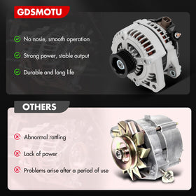 GDSMOTU label close-up showing OEM replacement numbers for confirmation
