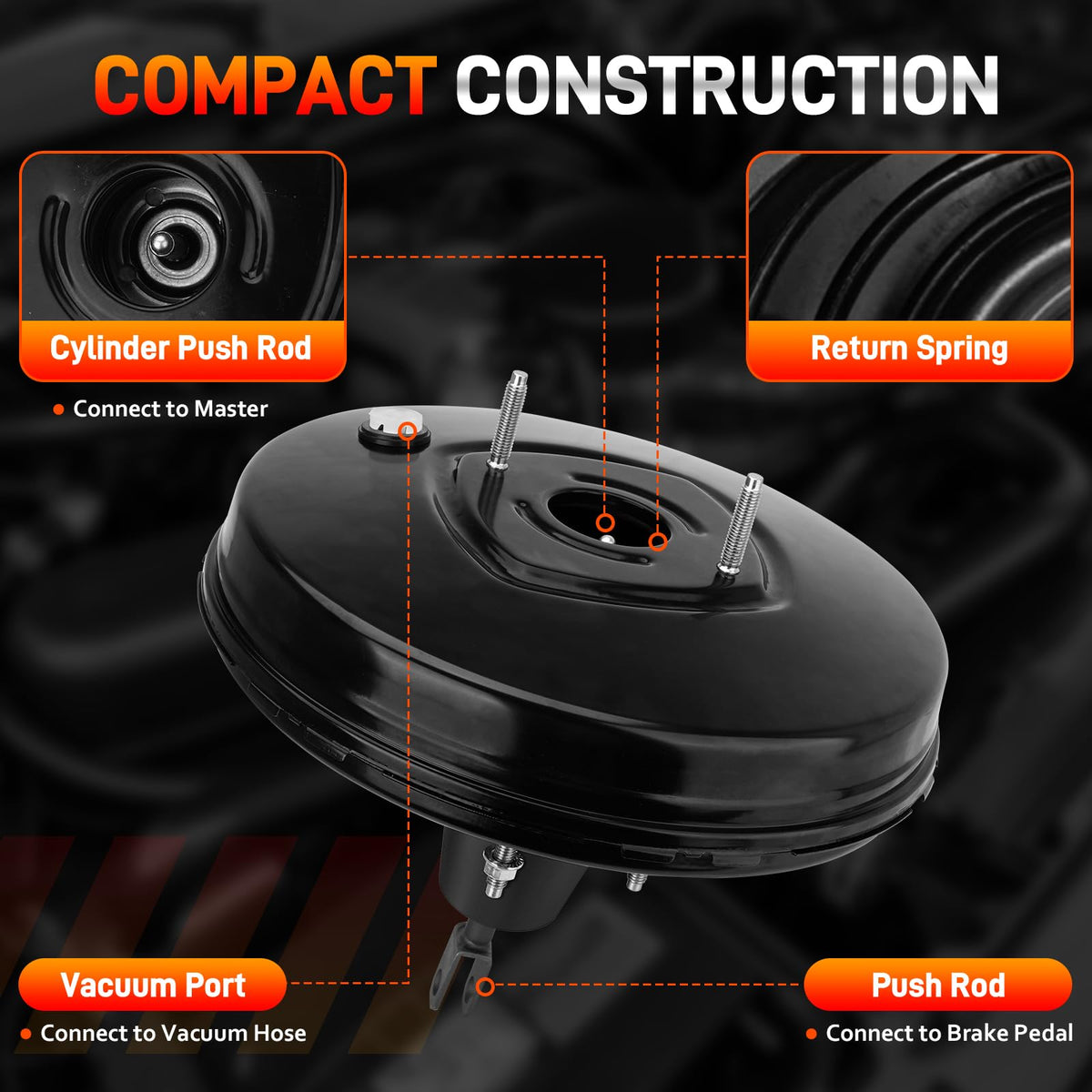 GDUKOP close-up of reinforced diaphragm showing durability and steady vacuum