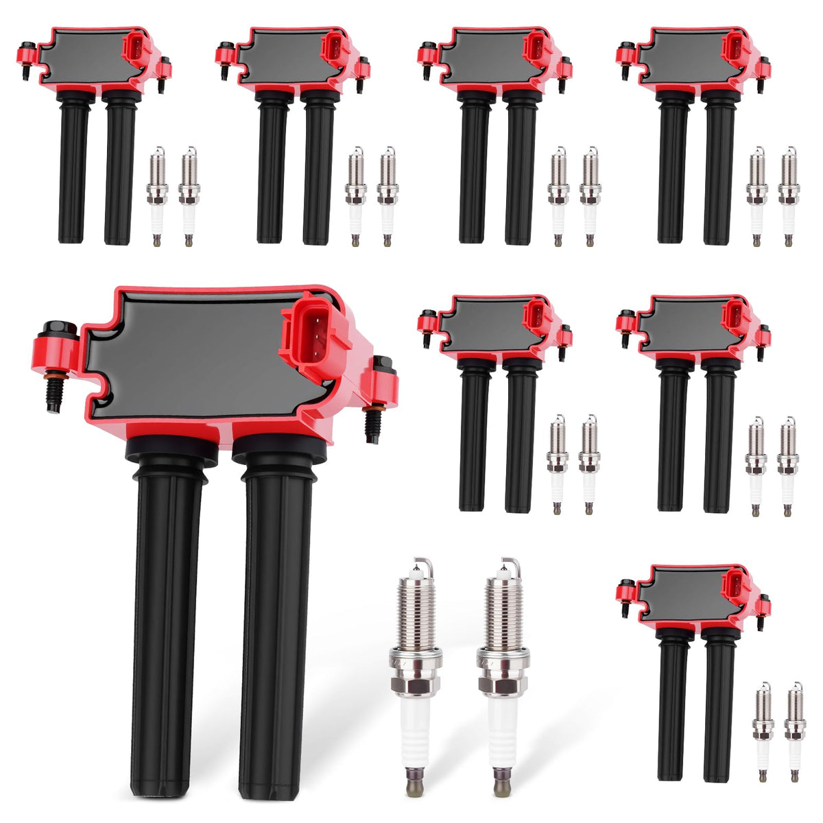 GDUKOP front packaging showing full coil and plug set and clear fitment benefit