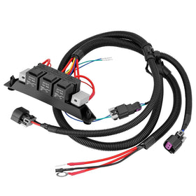 GDUKOP front view of harness kit showing complete components and easy install benefit