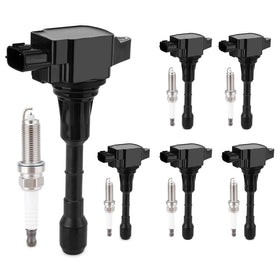 GDUKOP front packaging showing complete 6-coil and 6-plug kit for easy fit verification