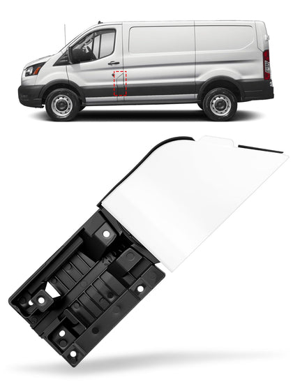 GDUKOP front view fuel door assembly showing fit and clean finish benefit