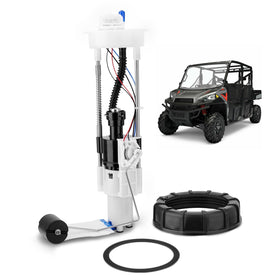 GDUKOP fuel pump front assembly showing connectors and inlet for easy replacement