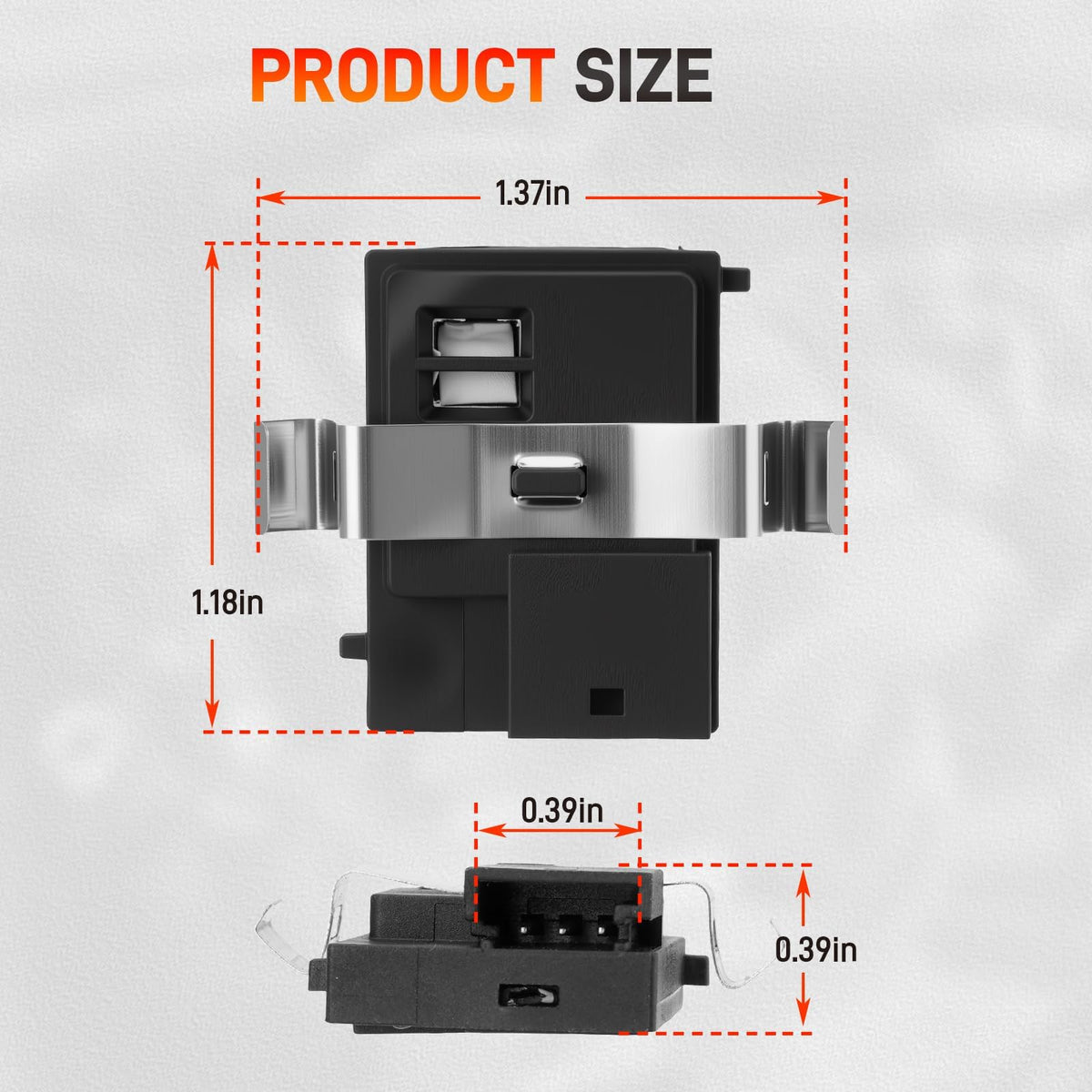 GDUKOP sensor element closeup showing material detail for accurate humidity reading