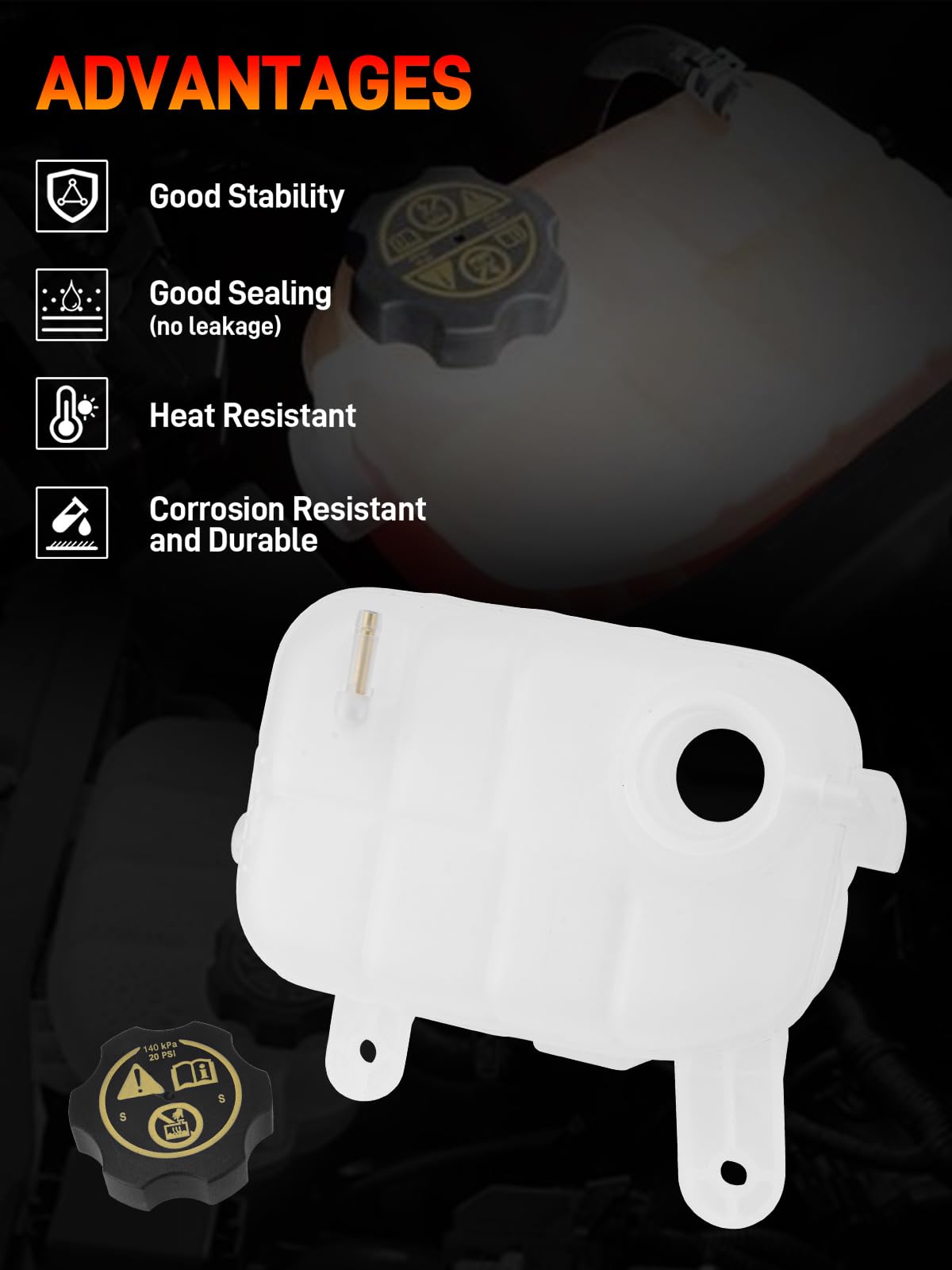 GDUKOP installed in engine bay illustrating direct-fit replacement benefit