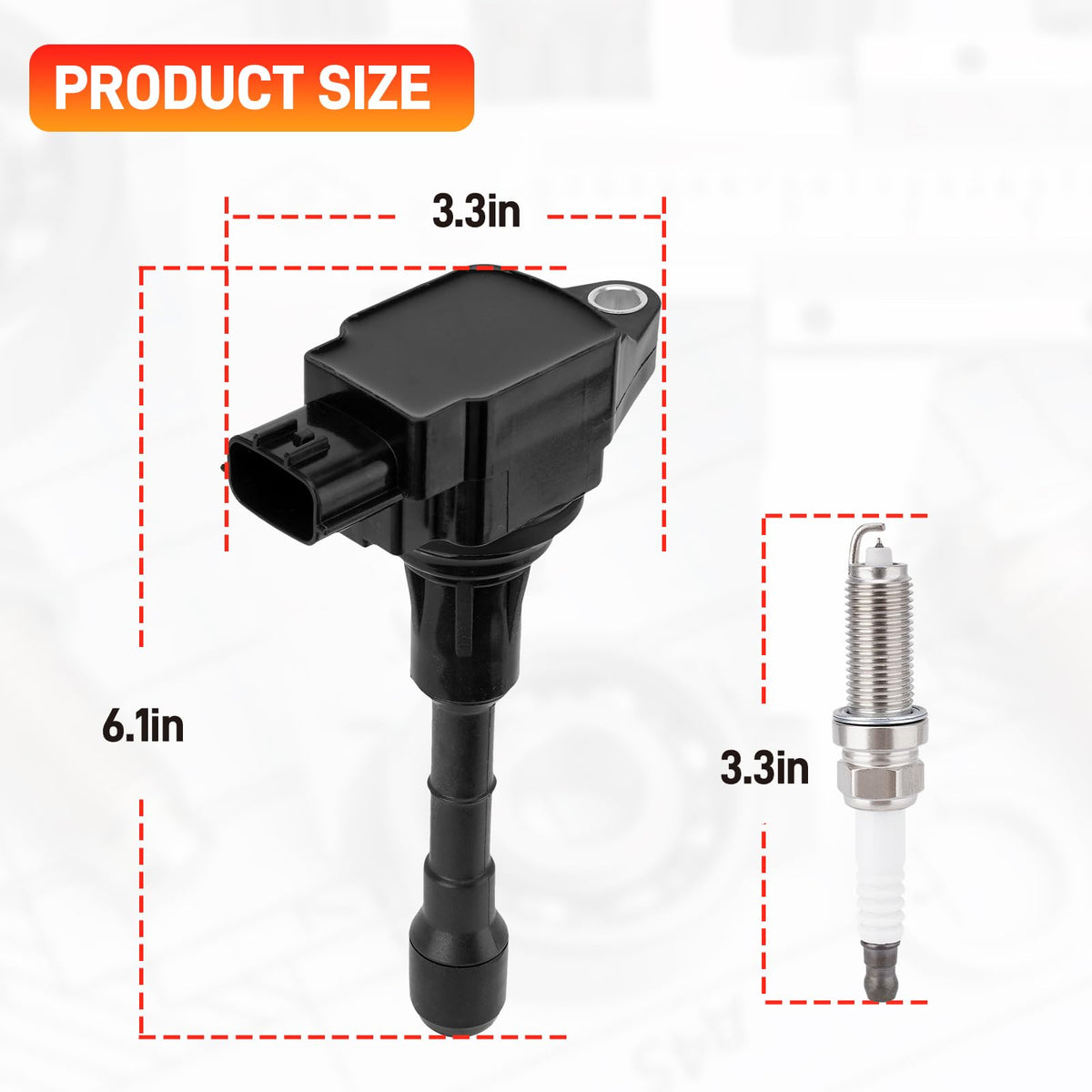 GDUKOP label and part numbers visible to confirm UF550 and cross-reference compatibility