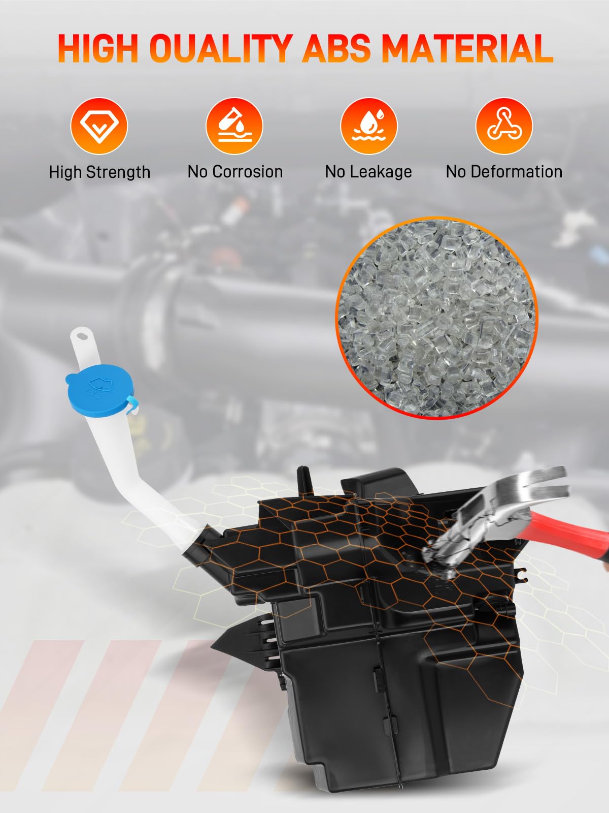 GDUKOP filler cap detail for easy refills and leak prevention