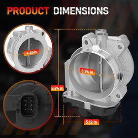 GDUKOP throttle body in a workshop during installation showing professional fit benefit