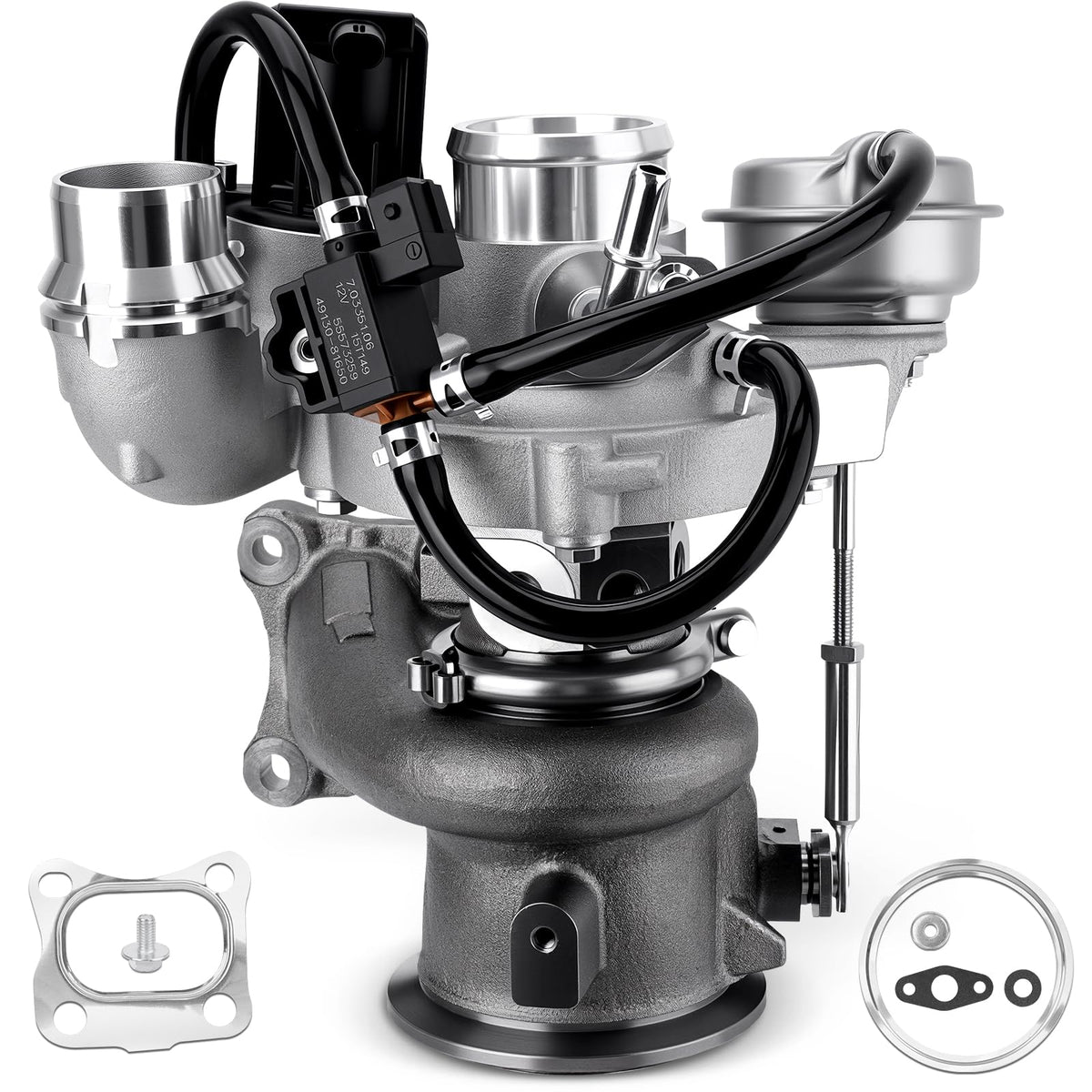 GDUKOP turbocharger front assembly showing complete unit and reliable fit