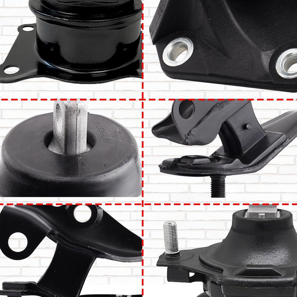 Gdydi installed engine mount under hood demonstrating reduced engine movement