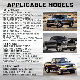 Gdydi truck with lowered rear showing finished stance and visual appeal