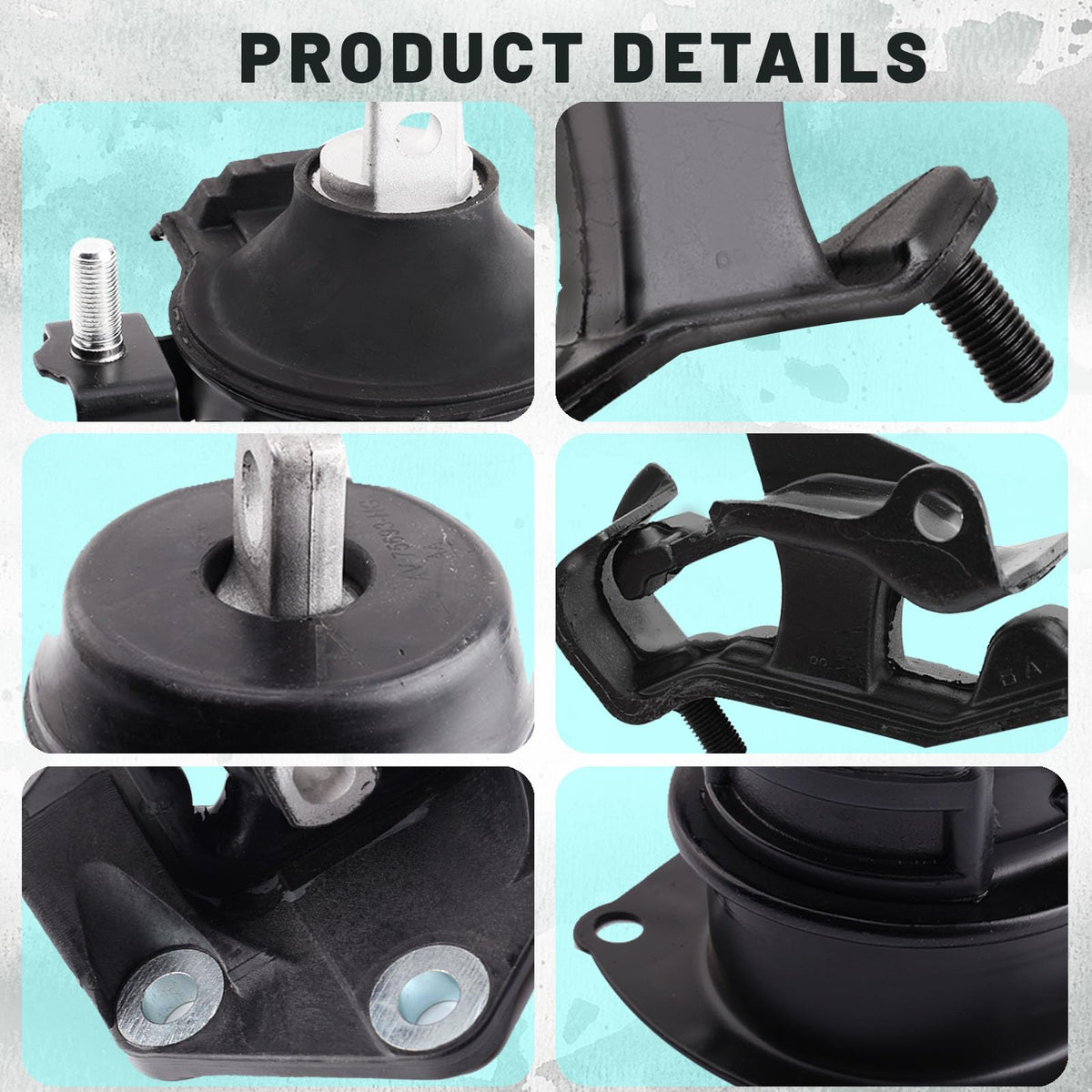 Gdydi mounts installed in Accord engine bay improving engine alignment and ride smoothness