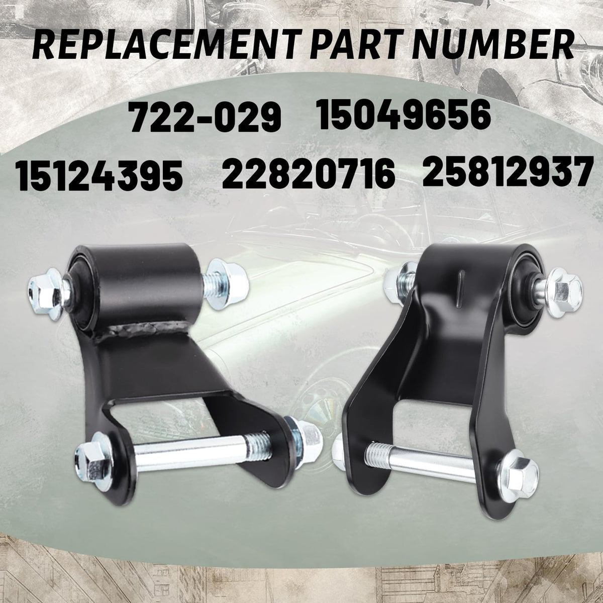Gdydi shackle next to wheel for size comparison helping buyers visualize scale and fit