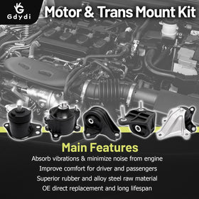 Gdydi transmission mount inside vehicle highlighting smoother gear transitions