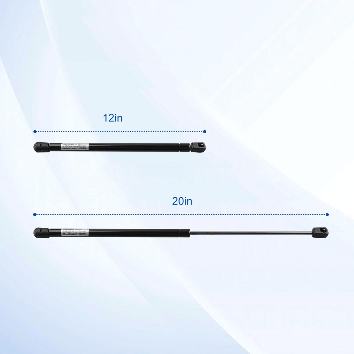 GEAIN piston rod close-up highlighting smooth finish and corrosion resistance for longer life