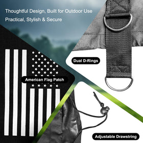 GearCan American flag pattern adding style while protecting jack