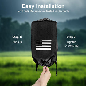 GearCan back and bottom seam detail showing reinforced stitching