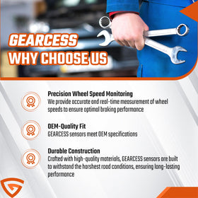 GEARCESS side profile showing mounting tab and bolt hole for precise OEM-style fit
