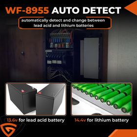 GEARCESS side profile with AC and DC connection points for quick installation