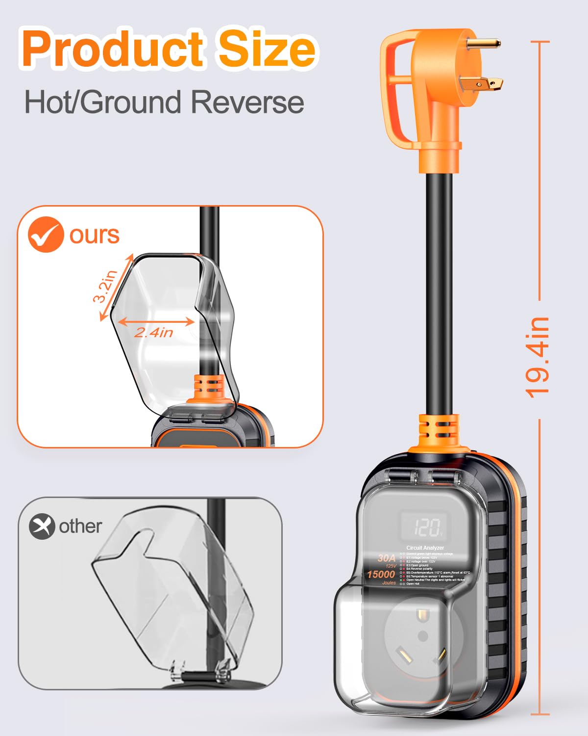 GEARGO held in hand to show compact size and portability benefits