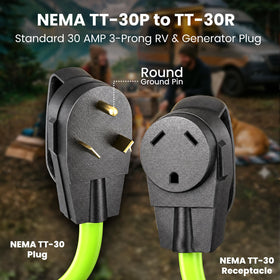 GEARit full 50ft cord laid out to show length and bright visibility benefit