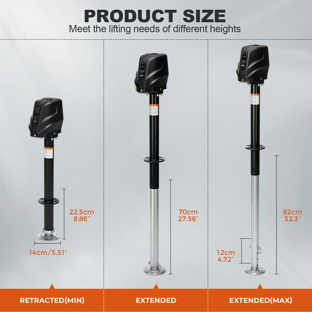 GEARLASSO wide 5.5-inch footplate and base offering greater stability