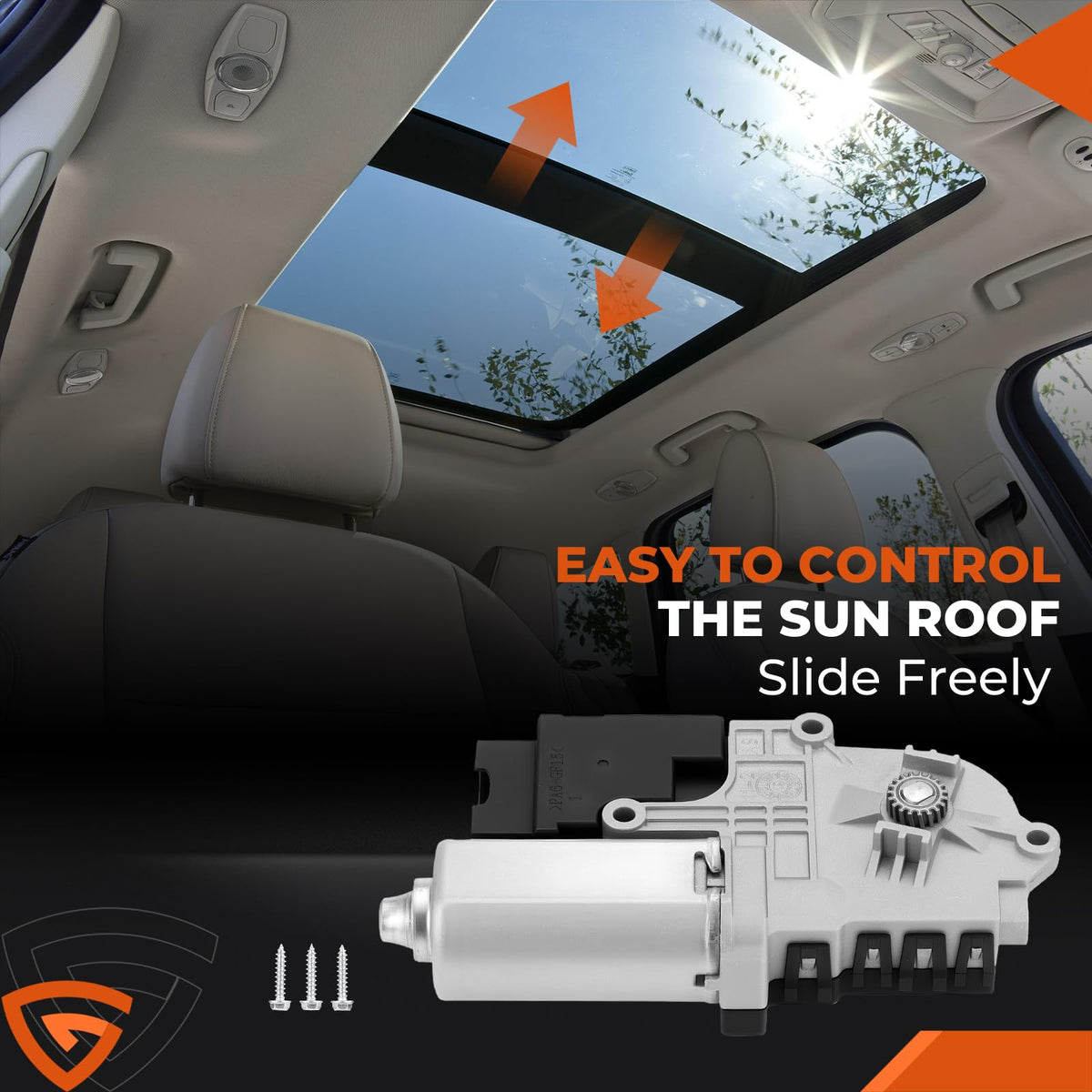 GEARLAST sunroof motor mounting hardware with screws included for installation