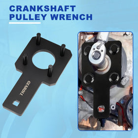 GEAROLL camshaft holding tool in use stabilizing camshaft for timing