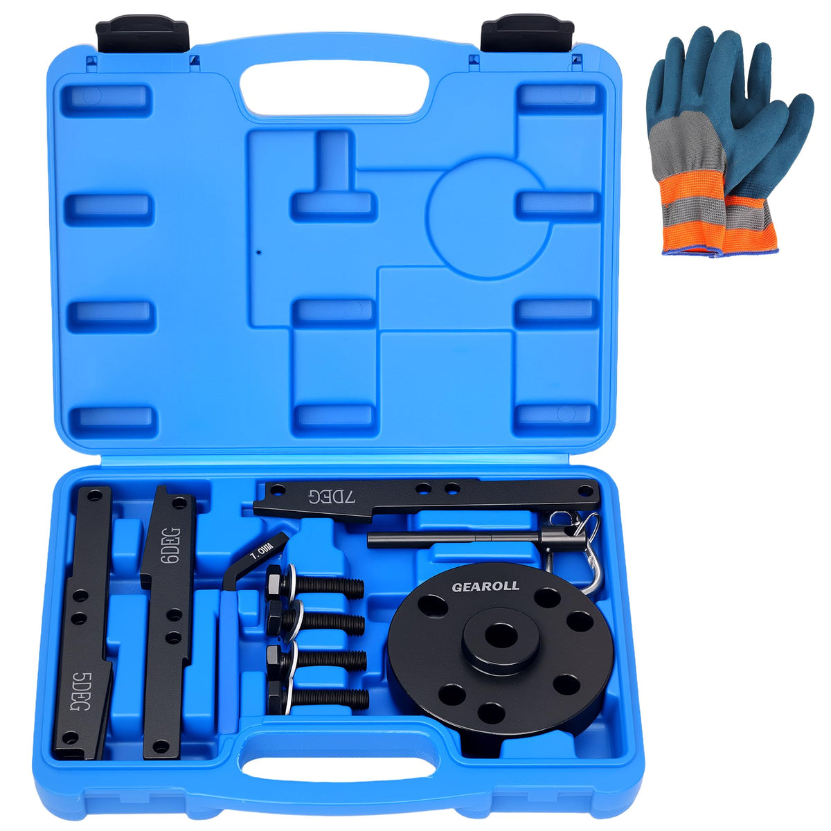 GEAROLL kit front view open showing organized tools and case for easy transport