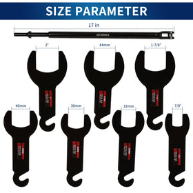 GEAROLL 17-inch long handle detail providing extra leverage and control