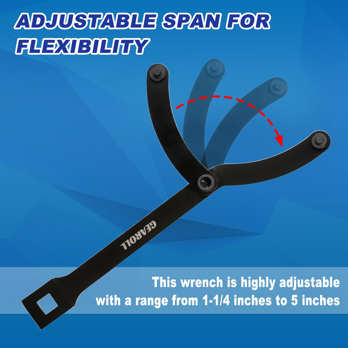 GEAROLL assortment of seven pin sizes arranged to show fit options and quick selection benefit